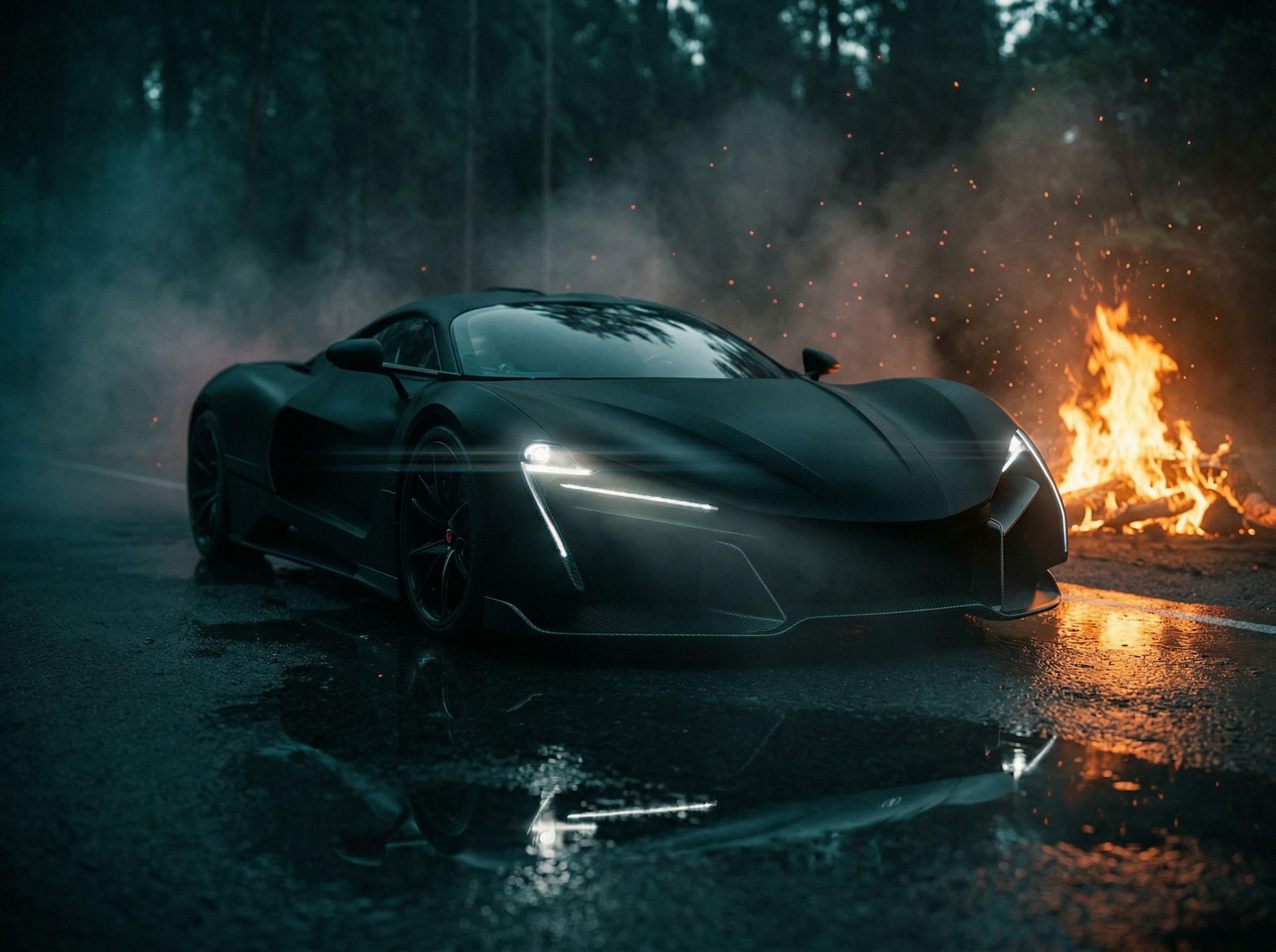 Hypercar in the Flames